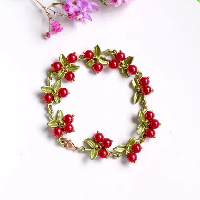 Retro Orchid Flower Bracelet - Image 18