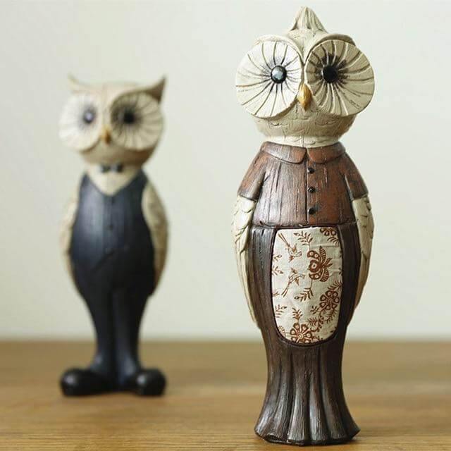 Retro Owl Art Ornaments Home Decoration - Image 4