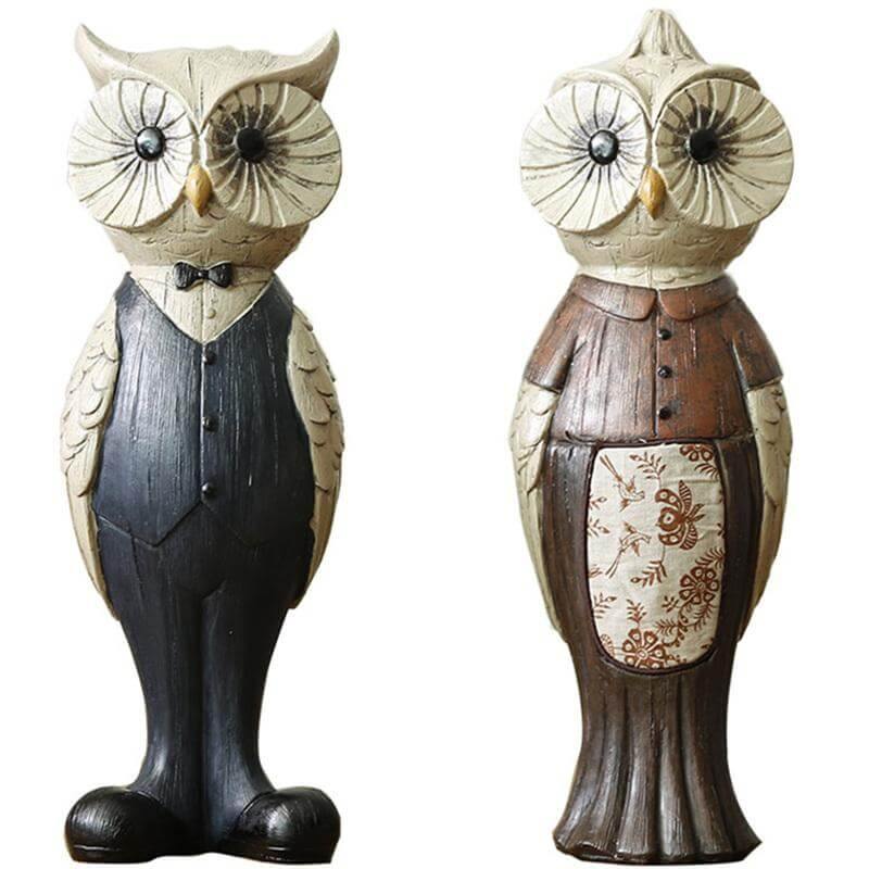 Retro Owl Art Ornaments Home Decoration - Image 5