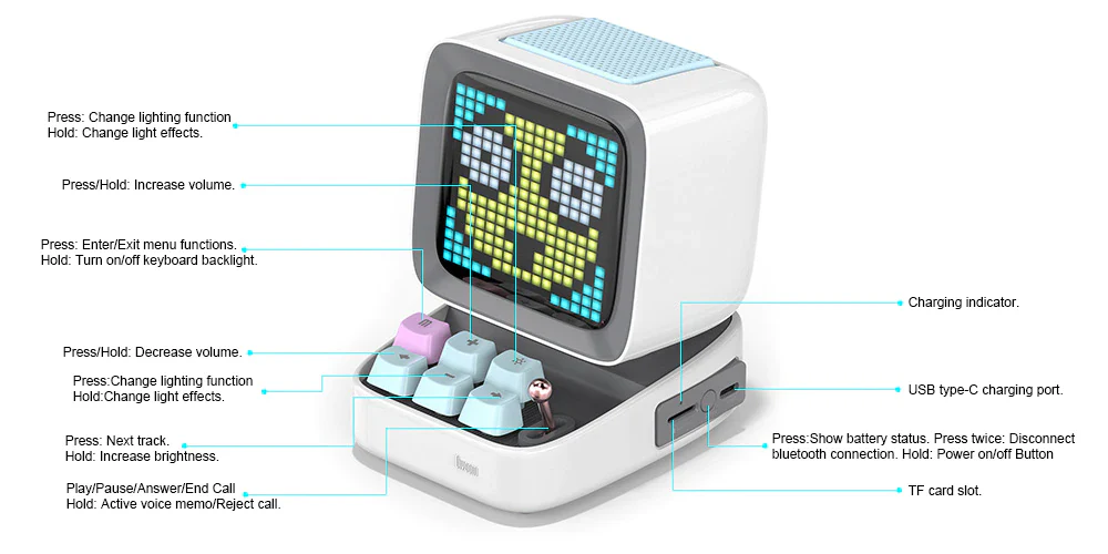 Retro Pixel Console Bluetooth Speaker - Image 7
