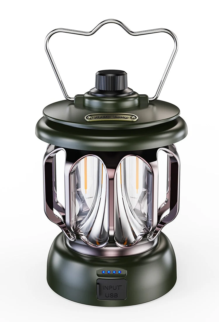 Retro Power Bank Camping LED Lamp - Image 6