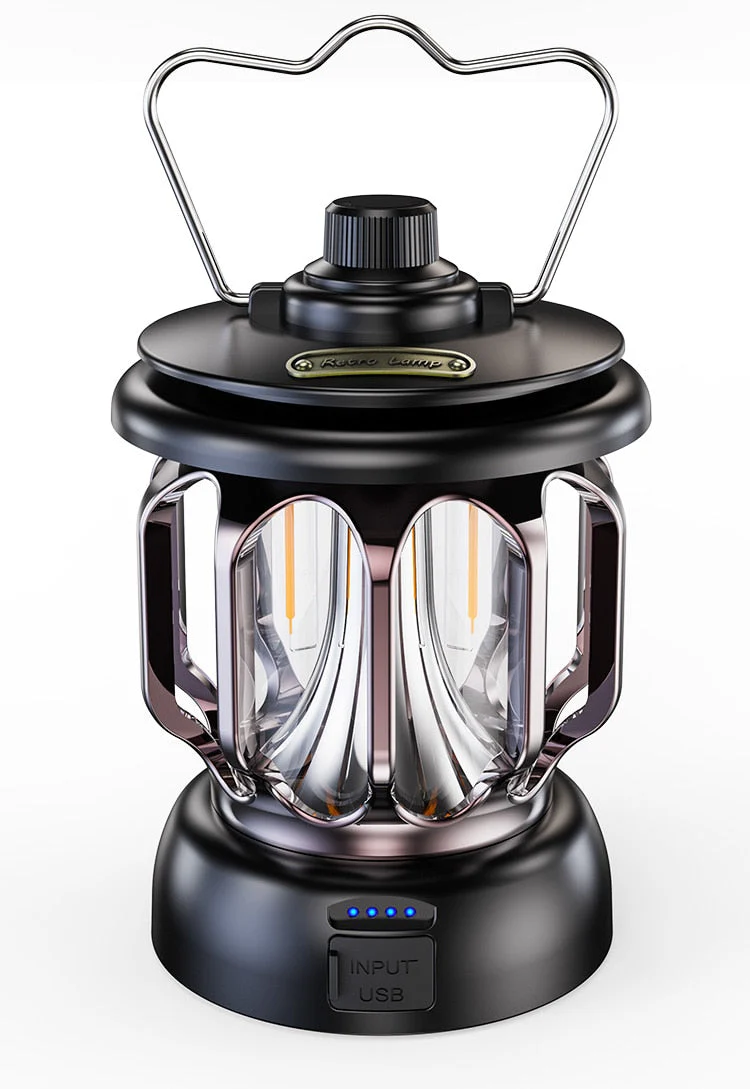 Retro Power Bank Camping LED Lamp - Image 7