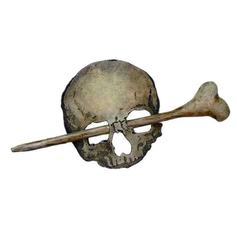 Retro Punk Metal Skull Hair Clips - Image 5