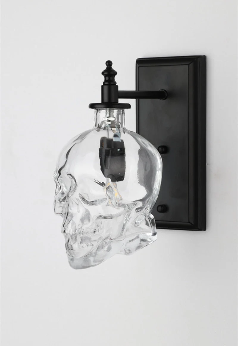 Retro Skull Glass Pendant Light - Image 13