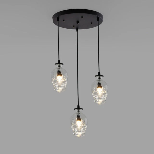 Retro Skull Glass Pendant Light - Image 8