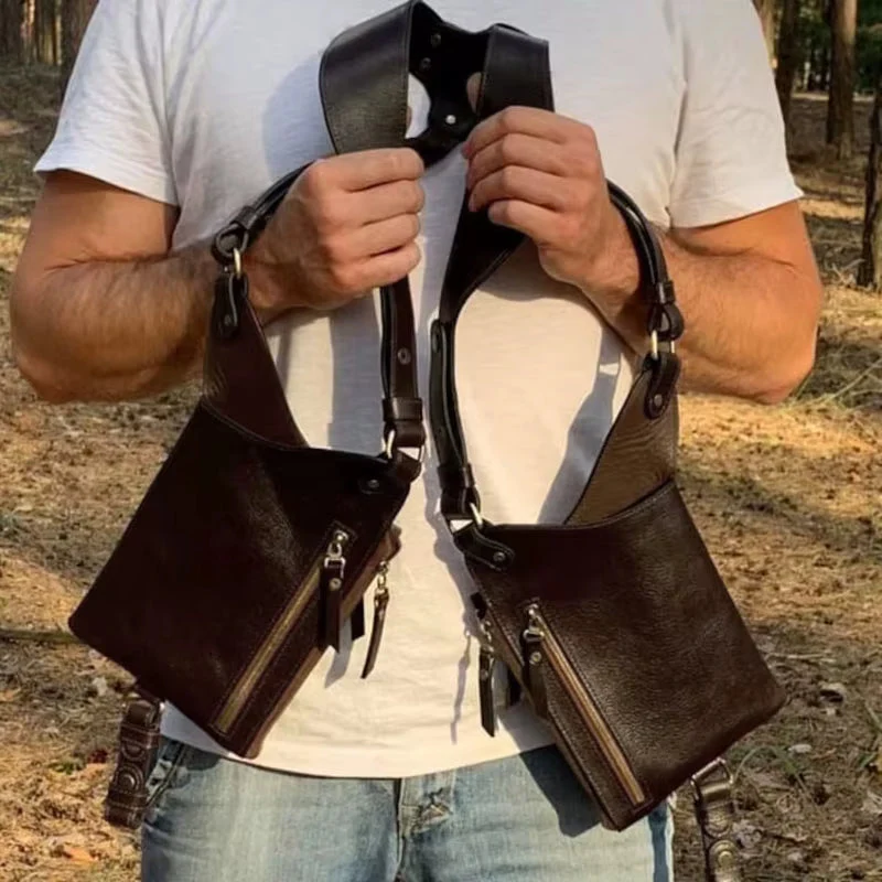 Retro Vintage Crossbody Tactical Bag - Image 3