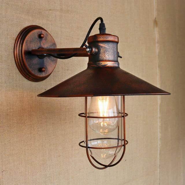 Retro Vintage Loft Style Head Wall Lamps - Image 2