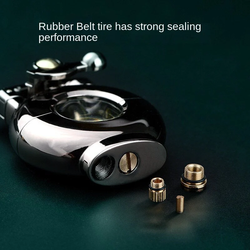 Retro Windproof Transparent Oil Tank Lighter - Image 4