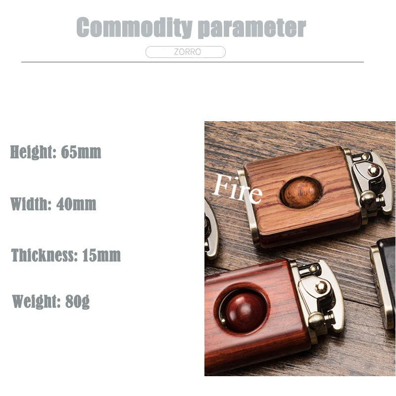 Retro Wooden Beads Rosewood Lighter - Image 10