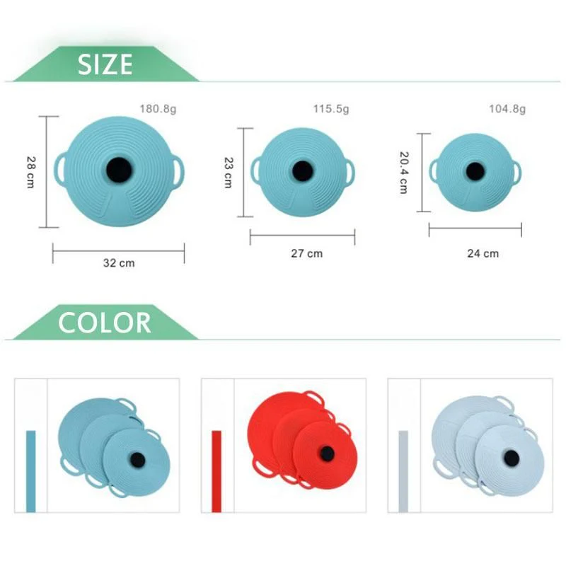 Reusable Airtight Self Sealing Silicone Lid - Image 6
