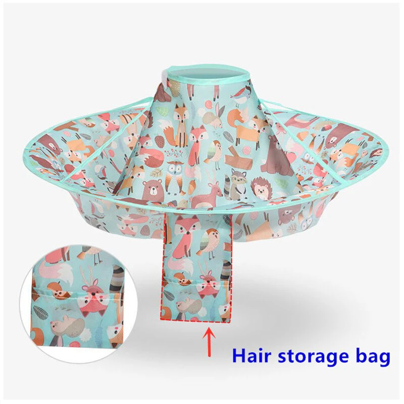 Reusable Kids Hair Cutting Cape - Image 2