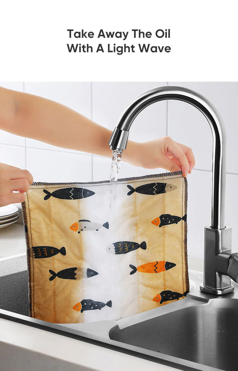 Reusable Super Absorbent Kitchen Towel Pack - Image 17