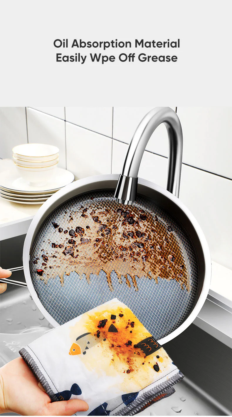 Reusable Super Absorbent Kitchen Towel Pack - Image 4