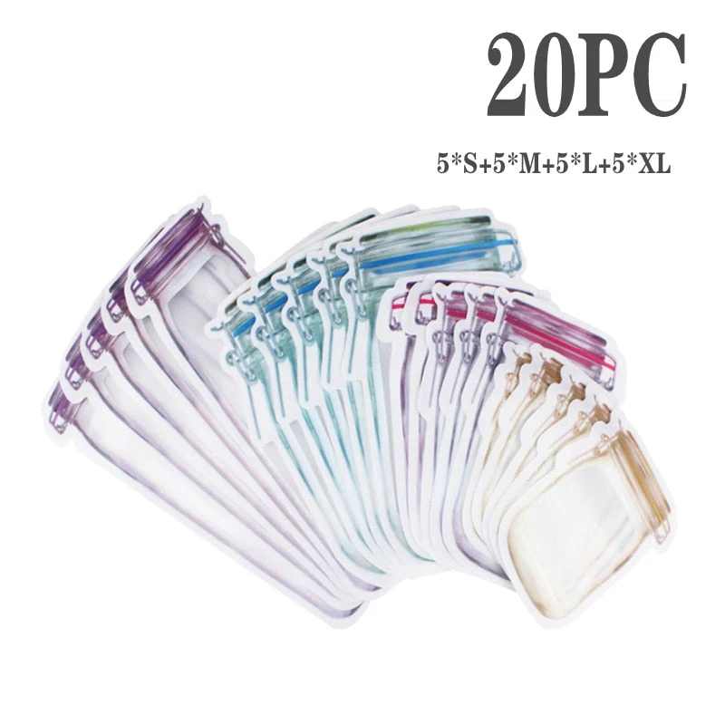 Reusable Transparent Jar Storage Bags - Image 9