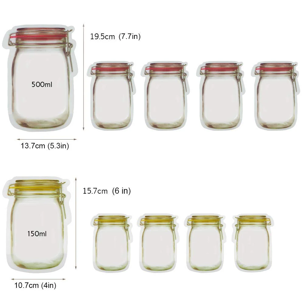 Reusable Zip Jar Bags - Image 4