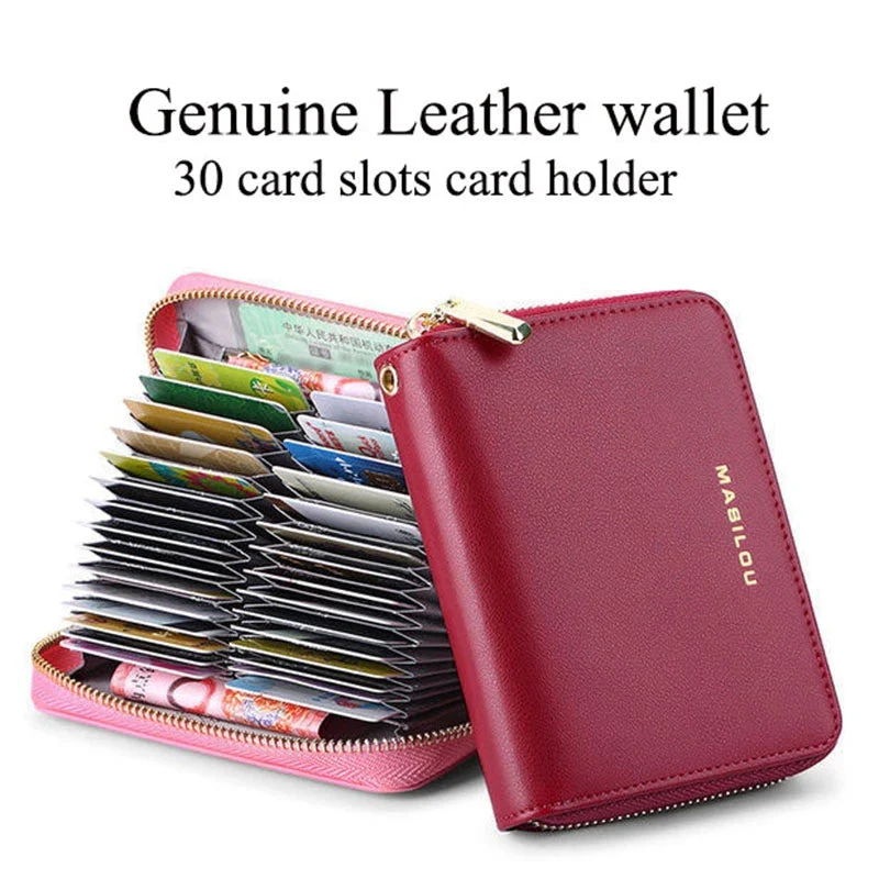 RFID Blocking Large Leather Women Wallet - Image 5