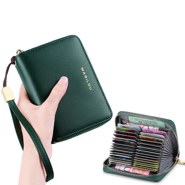RFID Blocking Large Leather Women Wallet - Image 8