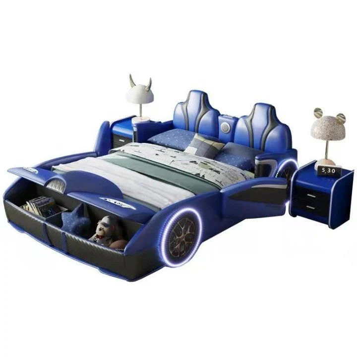 Rocket Ride Racing Style Futuristic Car Kids Bed - Image 5