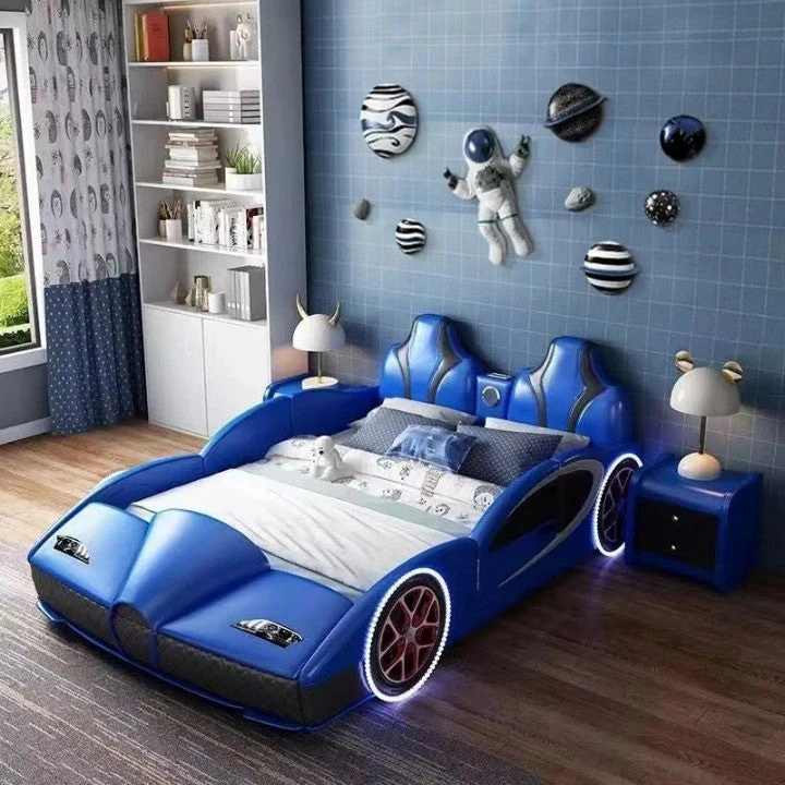 Rocket Ride Racing Style Futuristic Car Kids Bed - Image 8