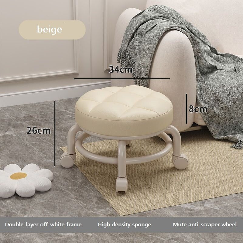 RollEase Mini Rolling Elegant Low Stool - Image 5