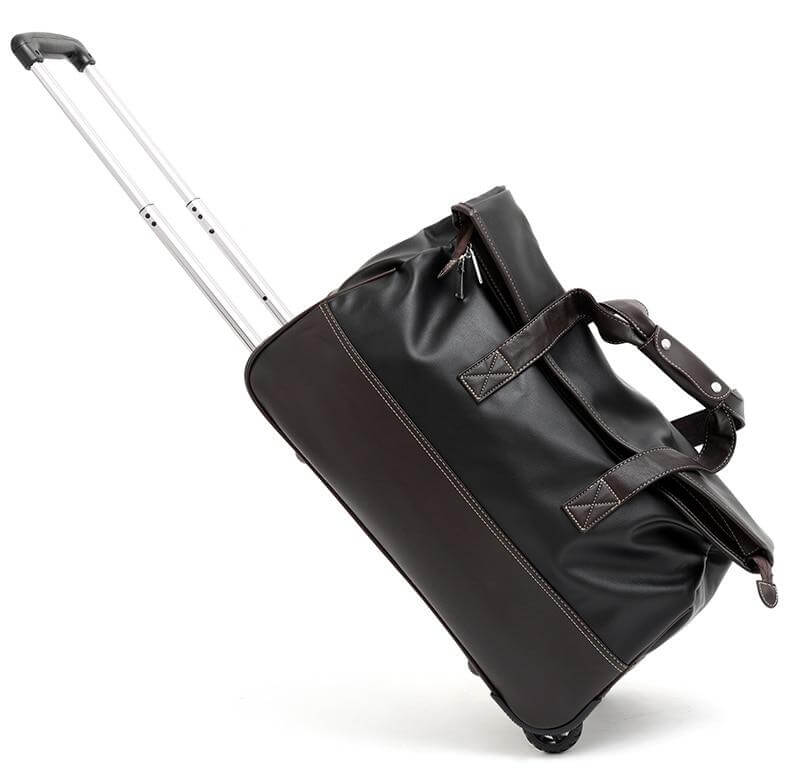 Rolling Leather Luggage Waterproof Suitcase - Image 7