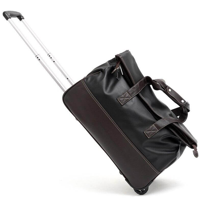 Rolling Leather Luggage Waterproof Suitcase - Image 8
