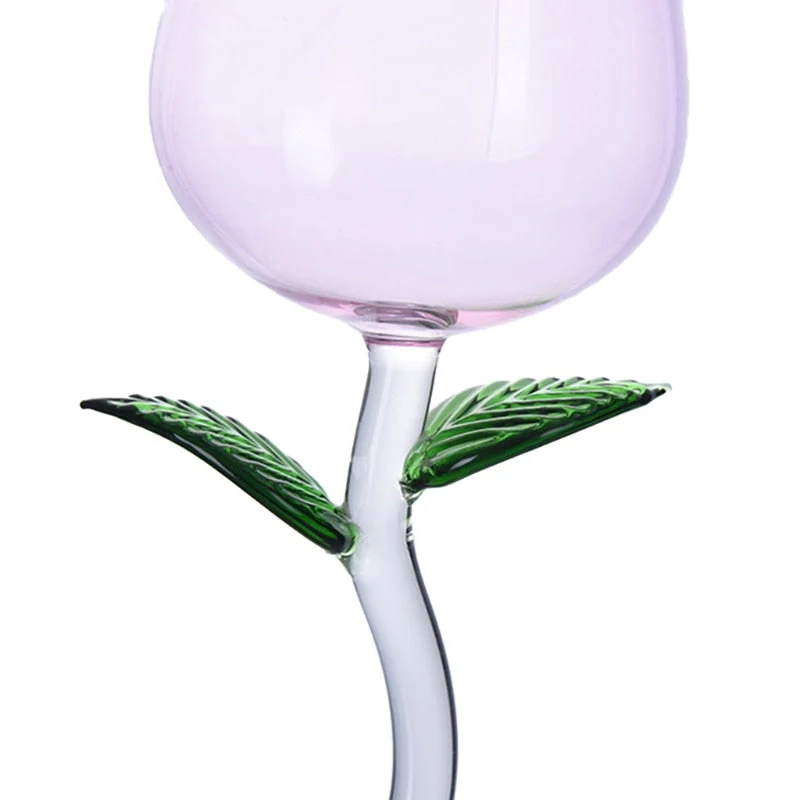 Rose Shape Elegant Wine Glass - Image 6