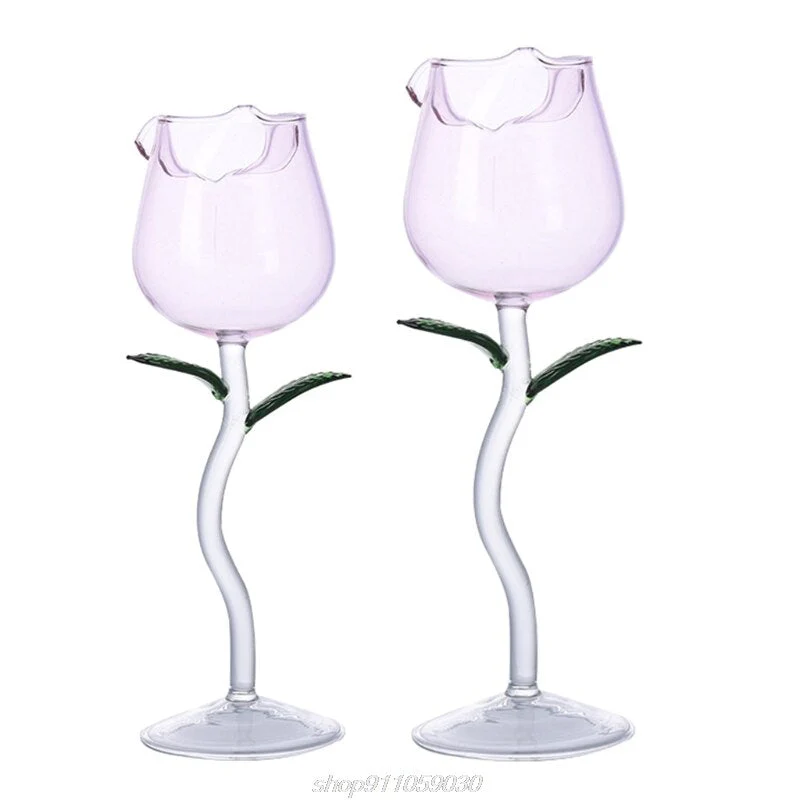 Rose Shape Elegant Wine Glass - Image 8