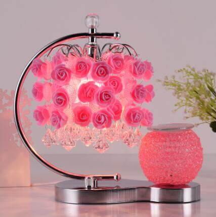 Rose Table Lamp with Aromatherapy Cup - Image 4