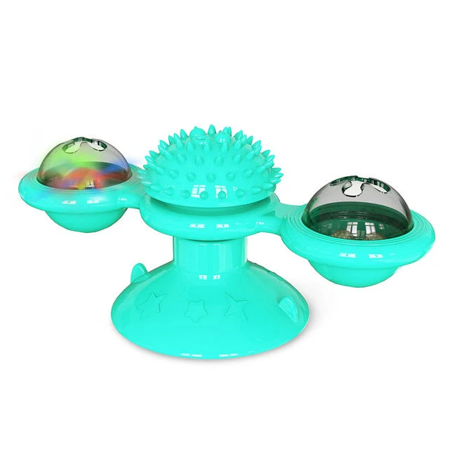 Rotatable Cat Massage Interactive Windmill Toy - Image 9
