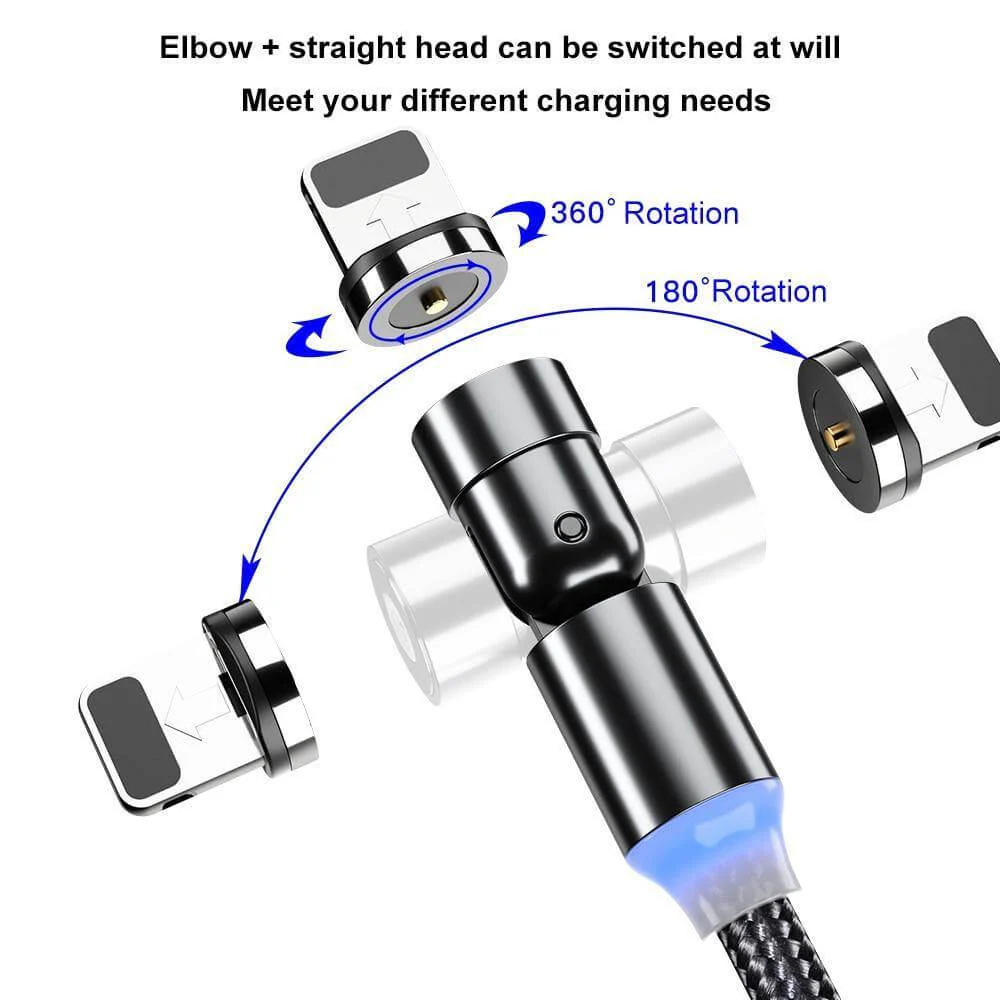Rotatable Fast Charging Magnetic Cable - Image 2