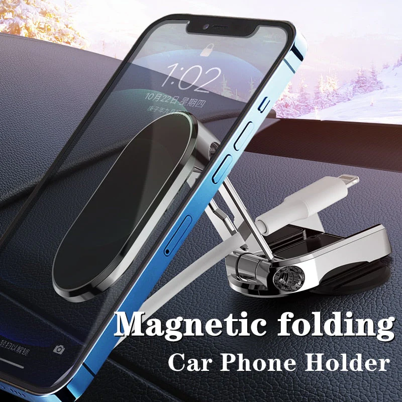 Rotatable Magnetic Dashboard Car Phone Holder - Image 2
