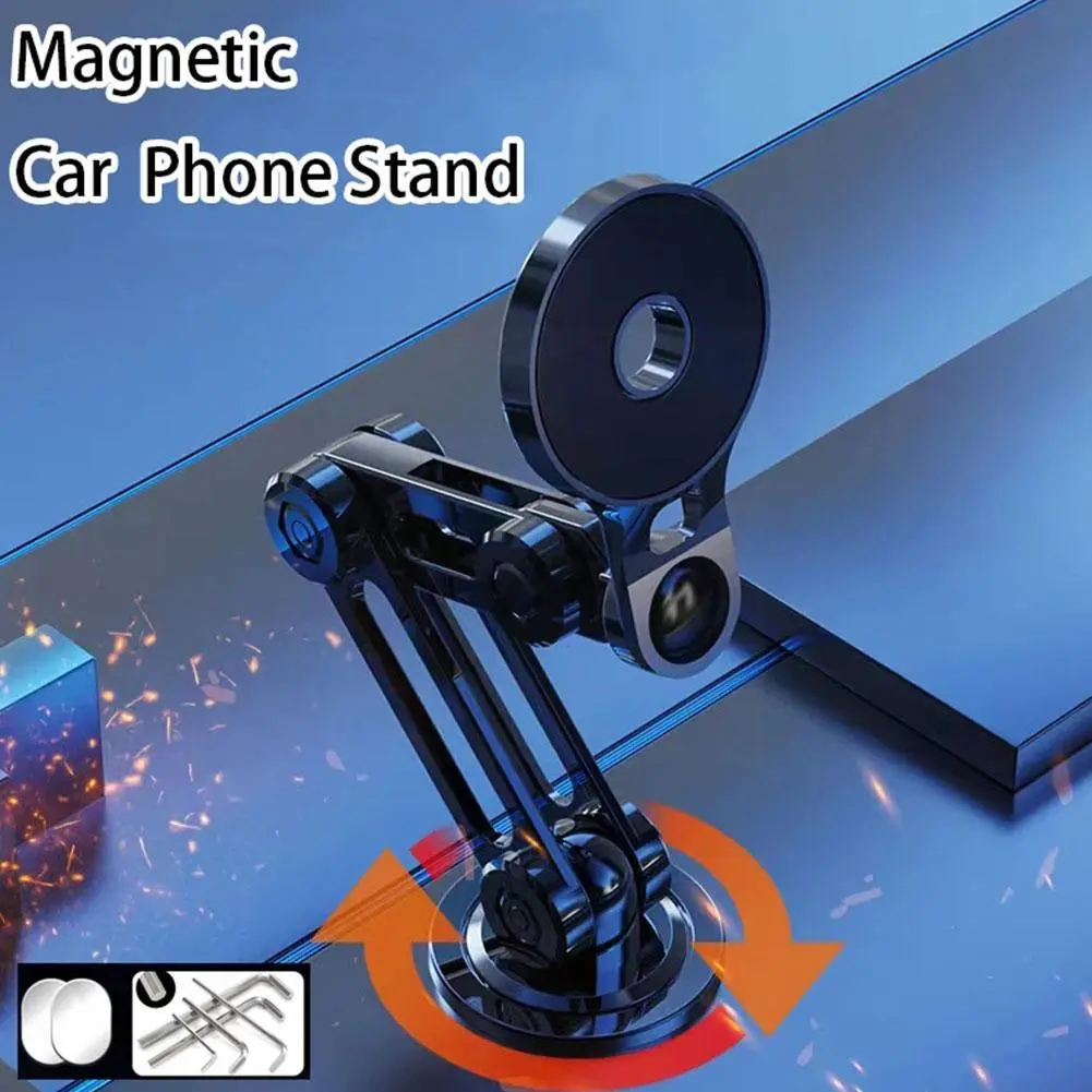 Rotatable Magnetic Suction Mechanical Arm Car Phone Holder - Image 3