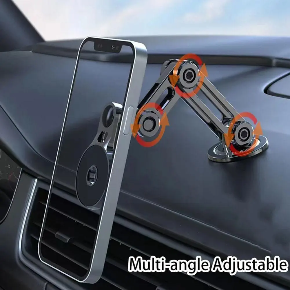 Rotatable Magnetic Suction Mechanical Arm Car Phone Holder - Image 5