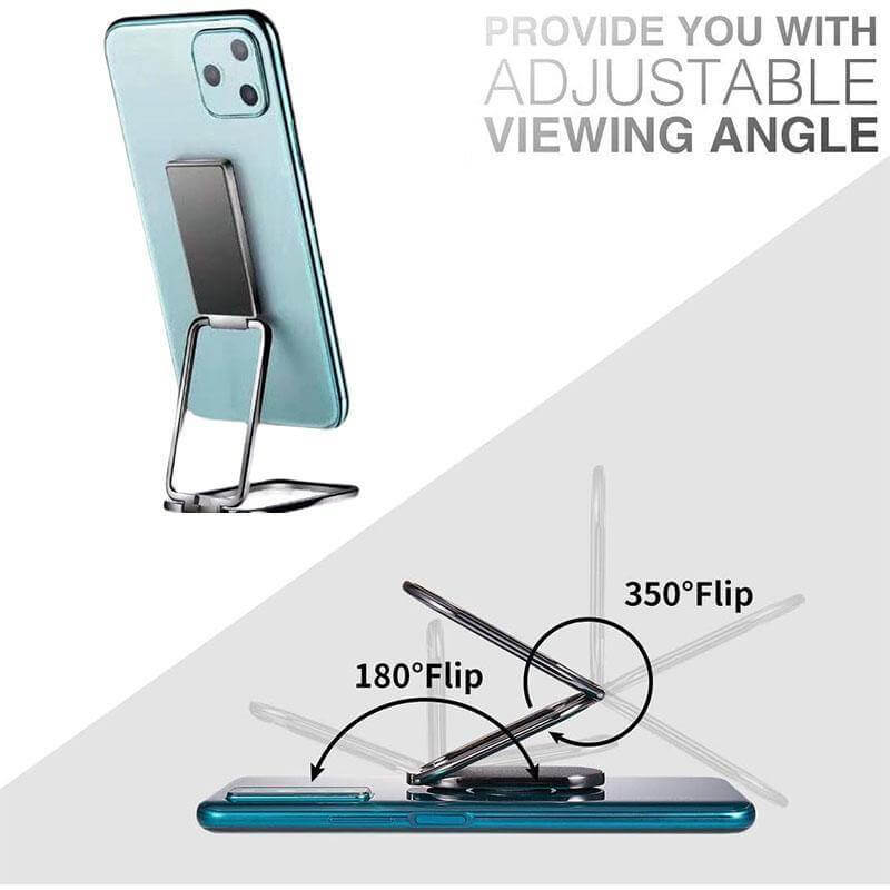 Rotatable Metal Self-Stick Phone Holder - Image 4