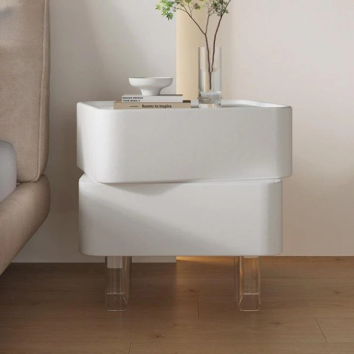 Rotatable Modern Wood Dreamy Night Bedside Table - Image 3