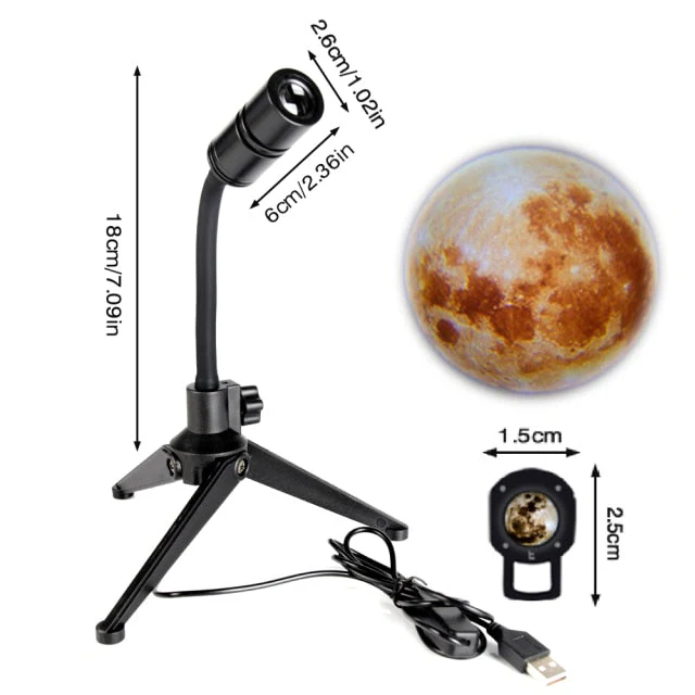 Rotatable Space Earth Mini Led Projector - Image 10