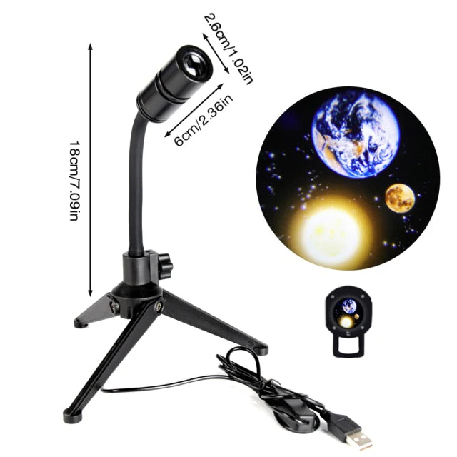 Rotatable Space Earth Mini Led Projector - Image 8