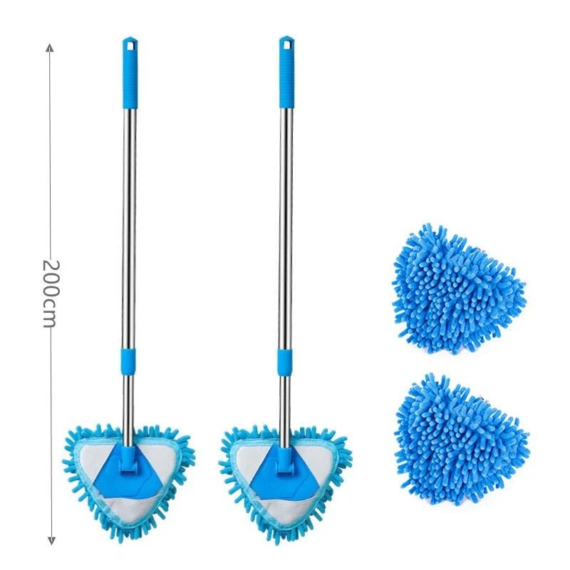 Rotatable Telescopic Stainless Steel Cleaning Mop - Image 10