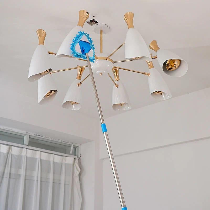 Rotatable Telescopic Stainless Steel Cleaning Mop - Image 5