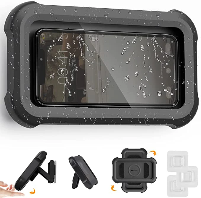 Rotatable Waterproof Shower Buddy Phone Holder - Image 3
