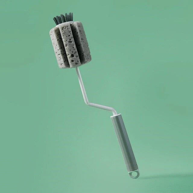 Rotating Long Handle Bottle Glass Cleaner - Image 12