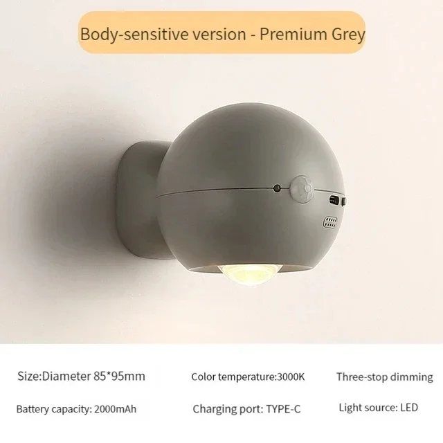Rotating Mini Magnetic Rechargeable Wall Lamp - Image 7