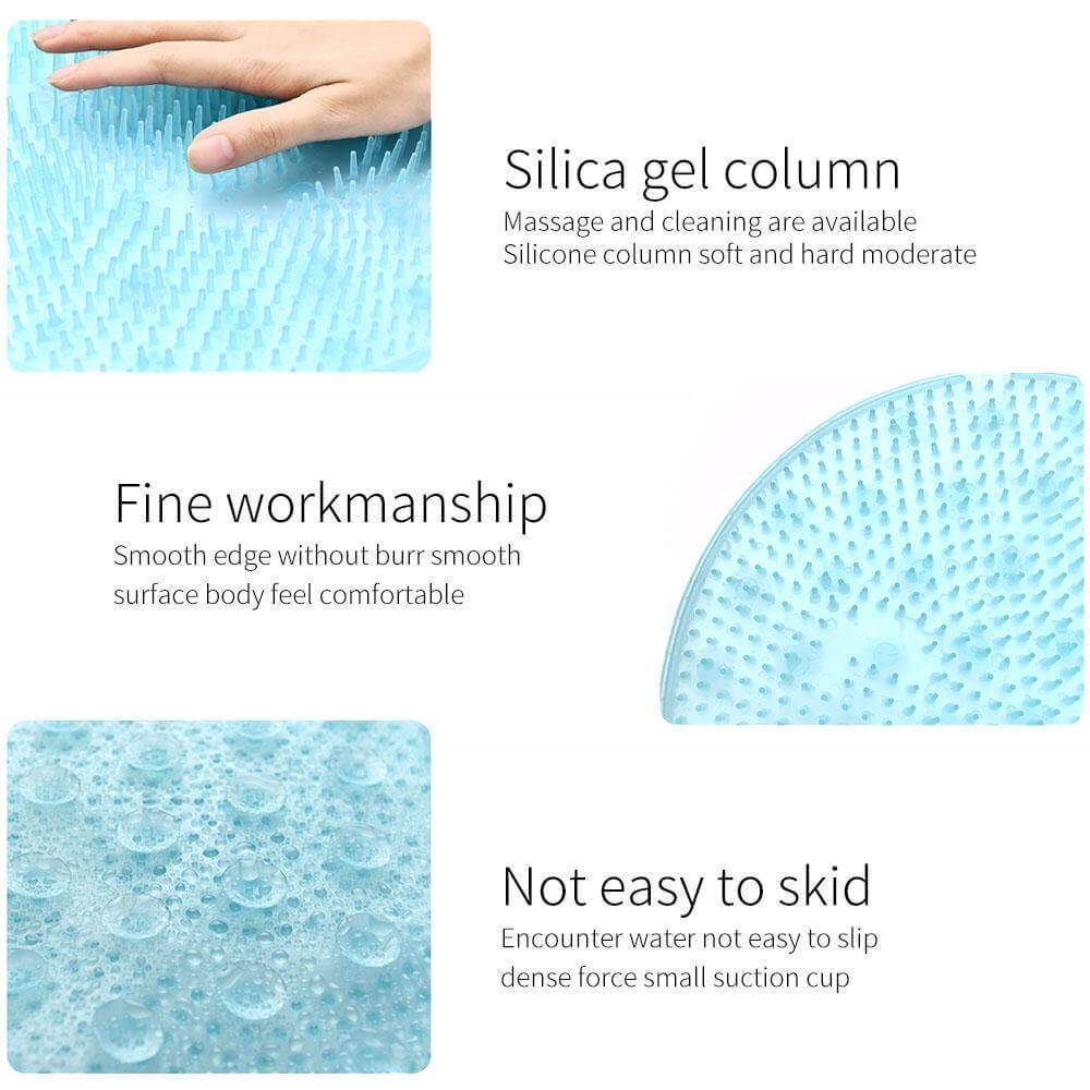 Round Silicone Bath Massage Cushion Brush - Image 13