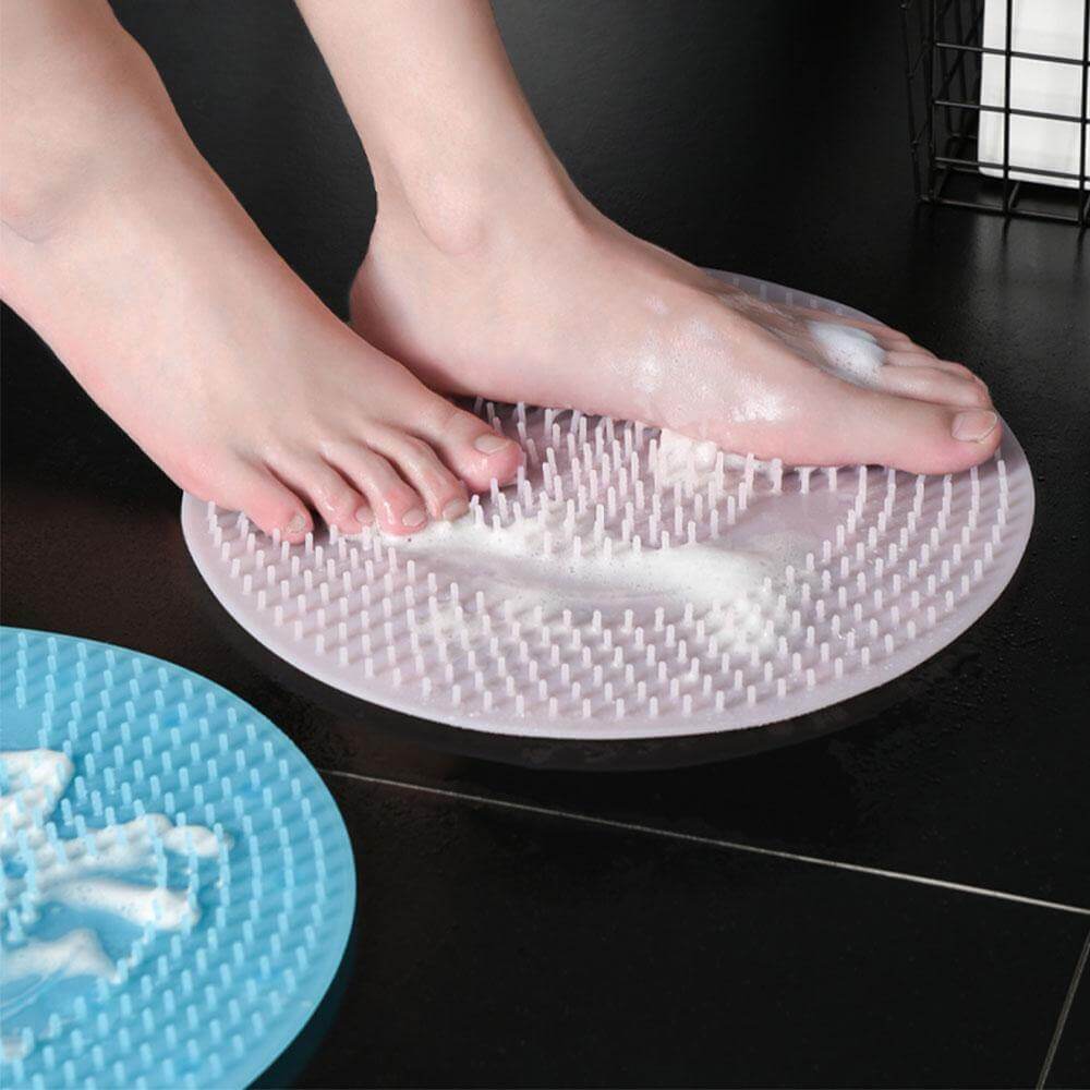 Round Silicone Bath Massage Cushion Brush - Image 4
