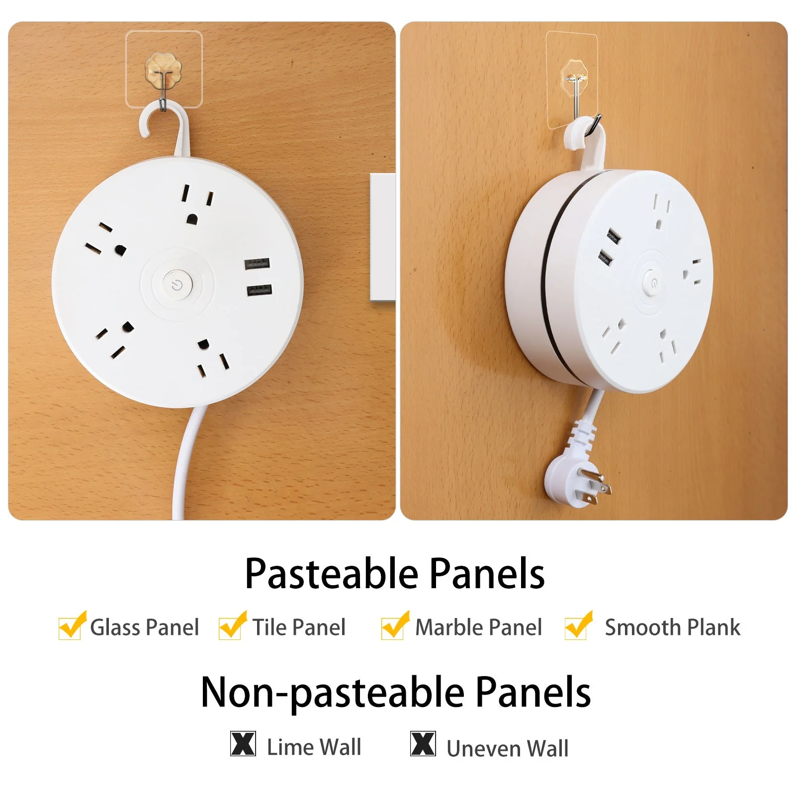 Round Total Connect Cable Power Extension Cord - Image 10