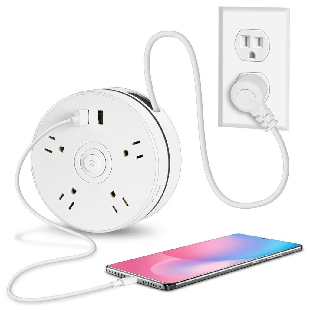 Round Total Connect Cable Power Extension Cord - Image 3