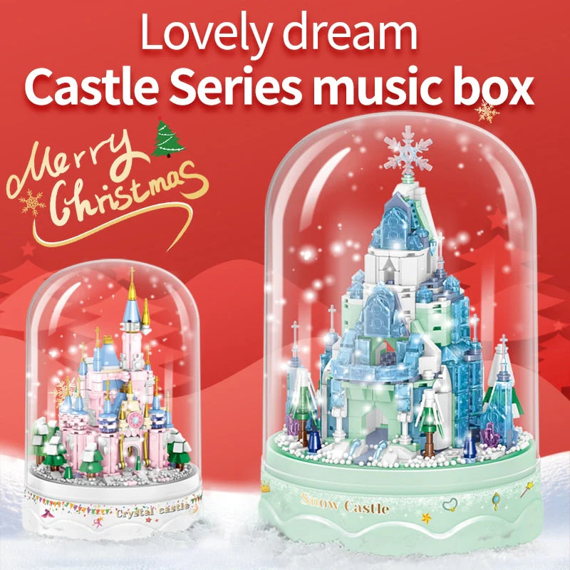 Royal Architecture Cartoon Castle Music Box - Image 2