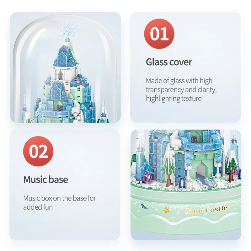 Royal Architecture Cartoon Castle Music Box - Image 6