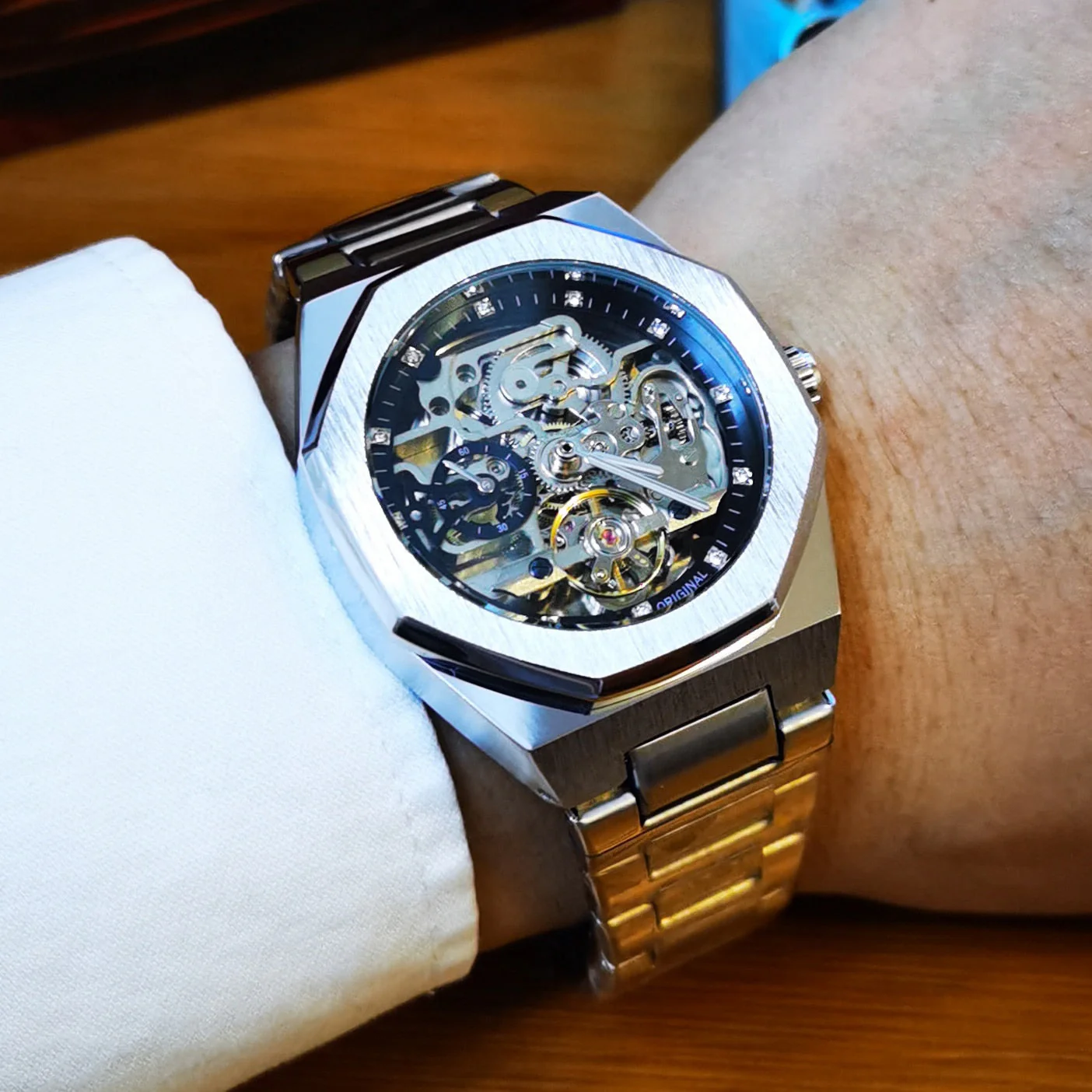 Royale Skeleton Mechanical Men Watch - Image 2
